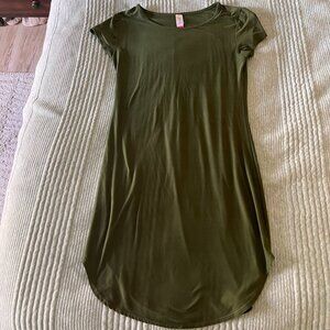 Army Green No Boundaries body-con dress
